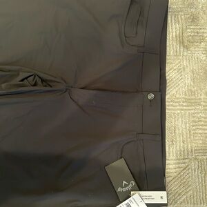 Callaway Nordstrom Men's Black Flat Front Golf Pants 40 x 30 5-pocket design